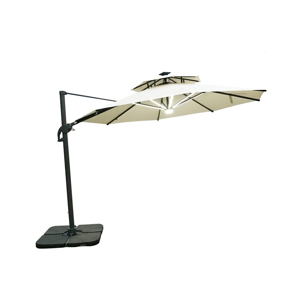 Solar Led Cantilever Umbrella UMB-044