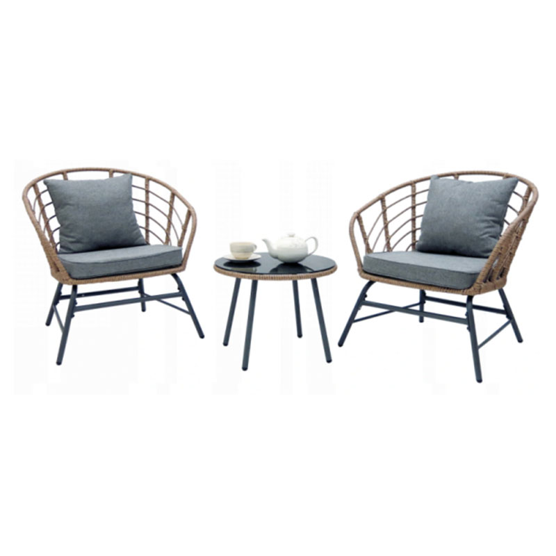 Rattan Bistro Set Coffee Table and Chair FNT-067 - Glory Leisure