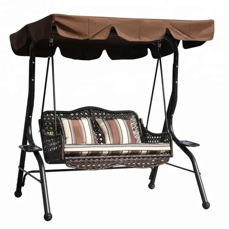 Metal Frame Rattan Swing Chair SWG-028 - Glory Leisure